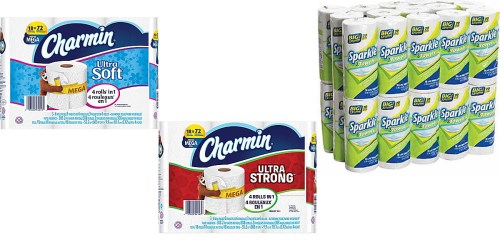 Staples: Charmin Ultra Soft or Strong 18 MEGA Rolls Only $14.99 Shipped (Regularly $25.99)