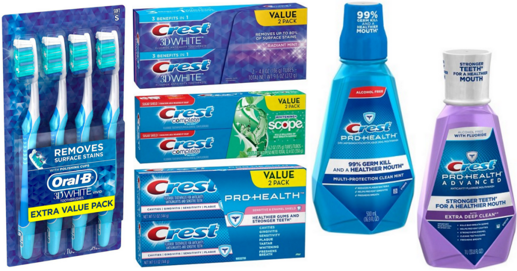 Crest and Oral-B