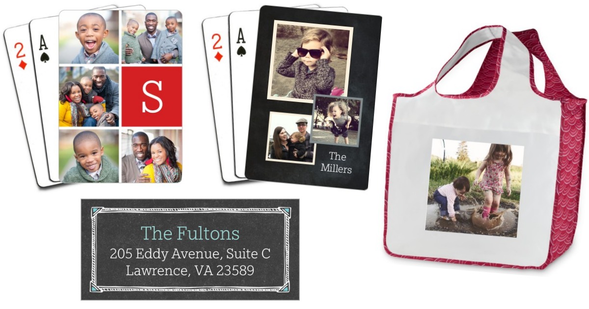 FREE Personalized Shutterfly Photo Gift (Playing Cards, Reusable Bag ...