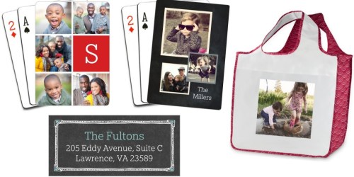 FREE Personalized Shutterfly Photo Gift (Playing Cards, Reusable Bag & More) – Just Pay Shipping