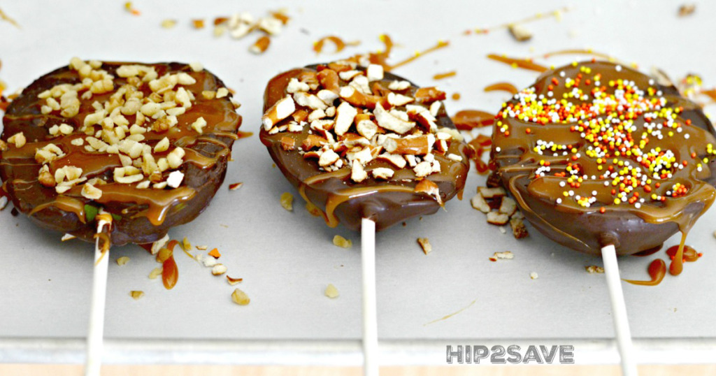 Caramel Chocolate Apple Slices (Easy to Eat)