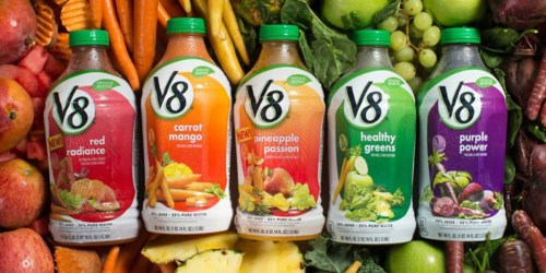 New V8 Juice Coupons = V8 Veggie Blends 46-oz Bottles Only $1.66 at Target