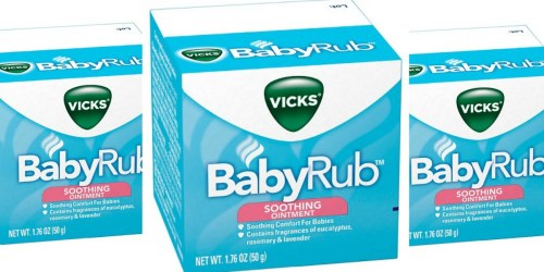 Target: Vick’s Vapo BabyRub Only $1.99 Each (After Ibotta)