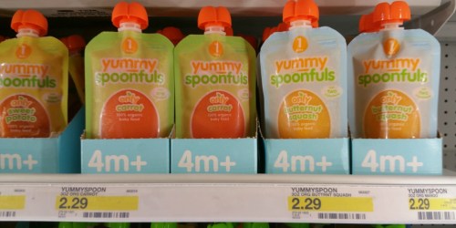 Target: 50% Off Yummy Spoonfuls Organic Baby Food