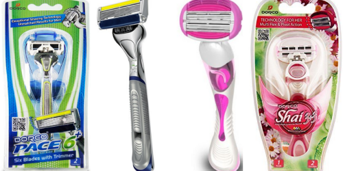 Dorco USA: $1 Flash Sale + Extra 25% Off = 2 Systems & 4 Cartridges ONLY $3.49 Shipped