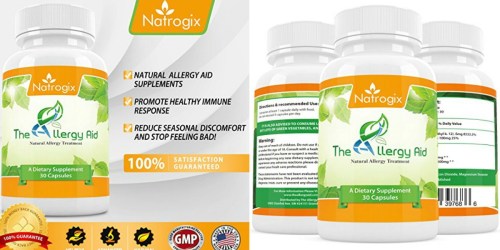 Amazon: Natural Allergy Relief Formula ONLY $6.99 (Regularly $19.99)