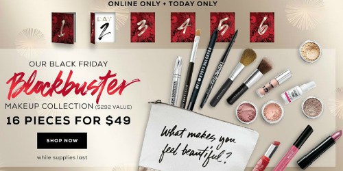 Bare Minerals: Score $593 Worth of Makeup AND a Free Sample for ONLY $84 Shipped (Tonight Only)
