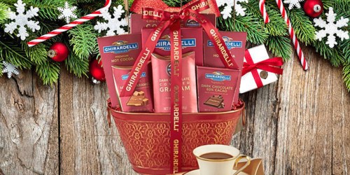 Groupon: $40 Voucher to 1-800-Baskets.com ONLY $16 = Awesome Buy on Ghirardelli Gift Basket