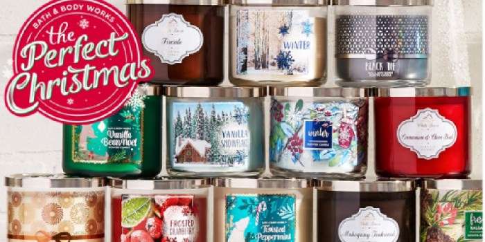 Bath & Body Works: 3-Wick Candles Only $11.16 Each Shipped (Regularly $22.50)