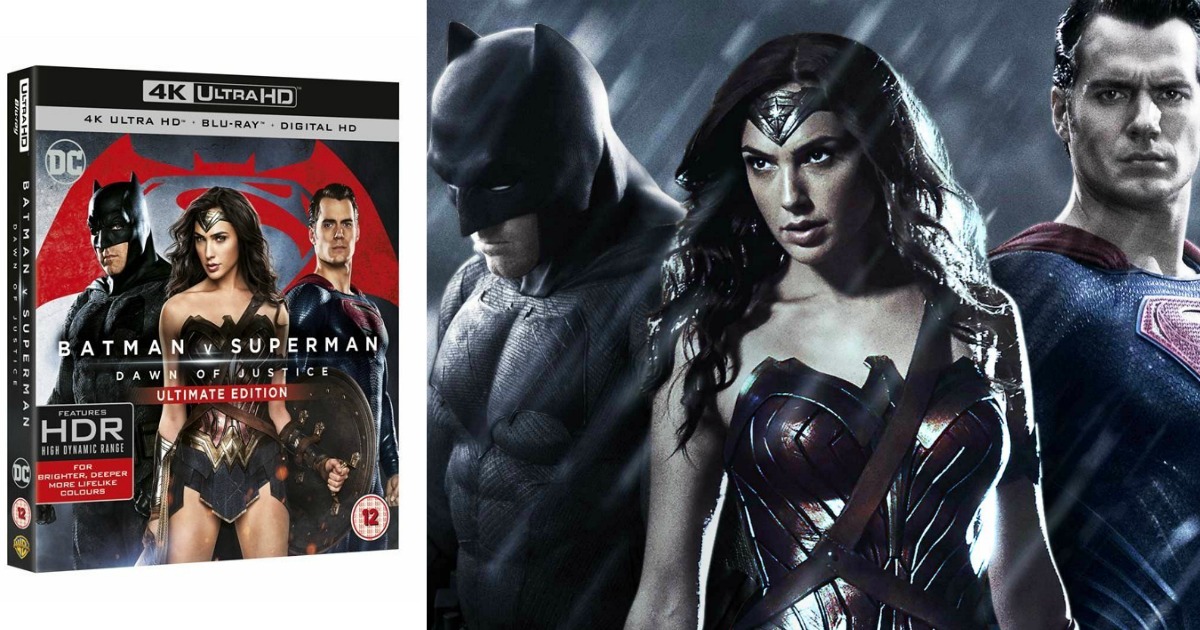 Batman v Superman Dawn of Justice 4D Ultra HD Blu-ray Combo $ Shipped  (Reg. $)