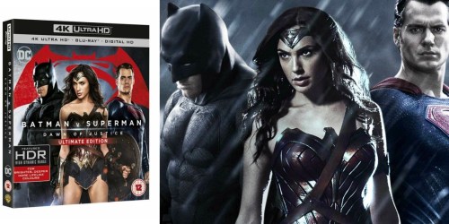 Batman v Superman Dawn of Justice 4D Ultra HD Blu-ray Combo $9.99 Shipped (Reg. $29.99)