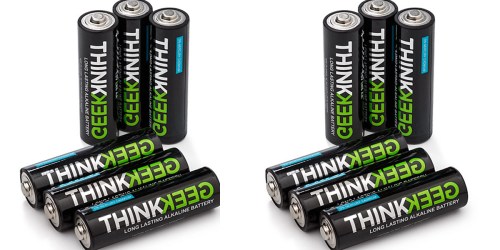 ThinkGeek: 6 Pack AA Batteries Only 99¢ Shipped