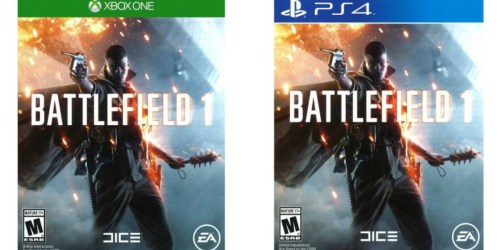 Walmart: Battlefield 1 for PlayStation 4 and Xbox One Only $27 Each (Regularly $59.96)