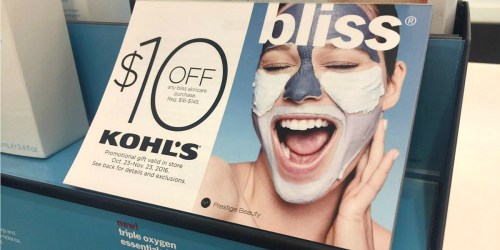Kohl’s: *HOT* $10 Off Bliss Skincare In-Store Coupon = 2 Bliss Holiday Gift Sets Just $3 Each ($18 Value)