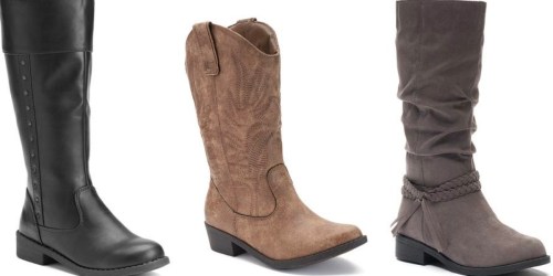 Kohl’s: Girl’s Boots Only $11.99 (Regularly $54.99)