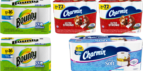 NEW Charmin & Bounty Coupons = Charmin Toilet Paper ONLY 41¢ Per Roll at Target & CVS + More