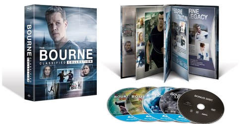 Amazon: The Bourne Classified BluRay + Digital HD Collection Only $18.49 (Today Only)