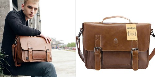 Amazon: Vintage Briefcase Only $27.59 (Regularly $97)