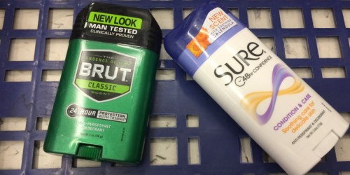Walgreens: FREE Brut and Sure Deodorant (After Rewards)