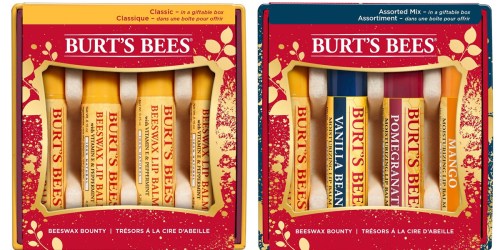 Target: Burt’s Bees 4 Piece Holiday Gift Sets $4.99 Each Shipped After Gift Card Offer