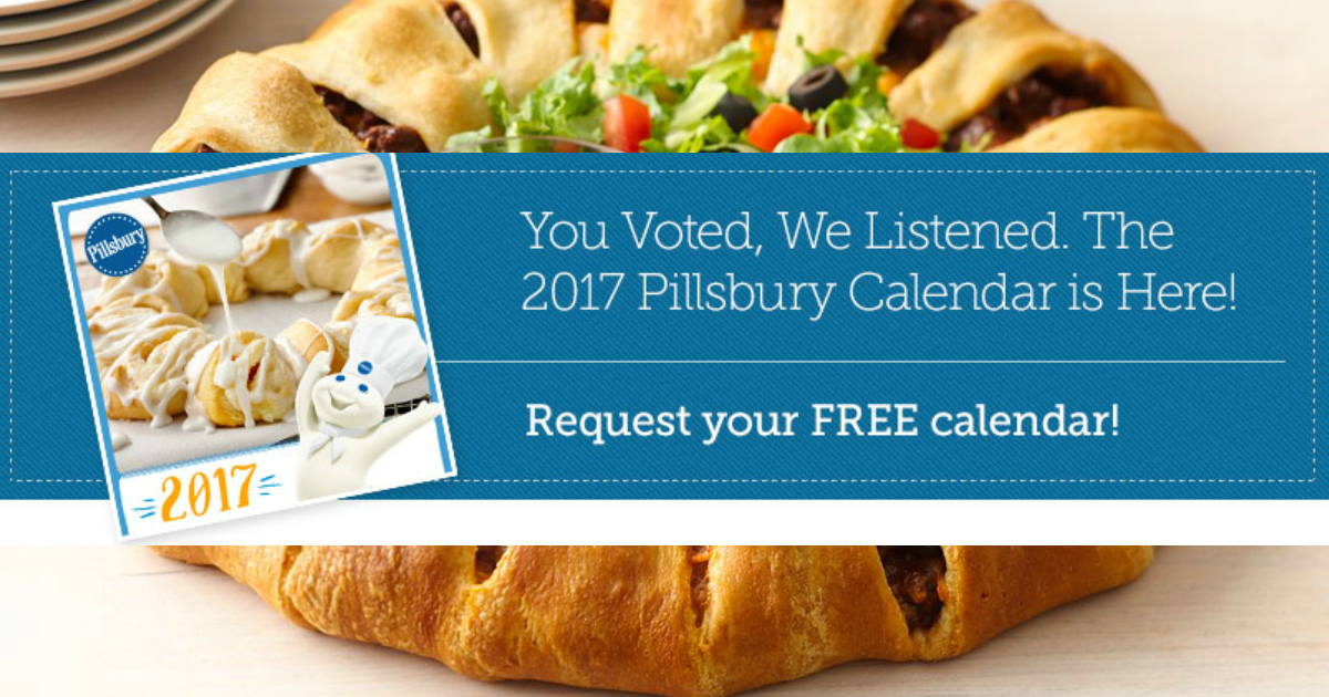 Free Pillsbury Calendar 2022 Free 2017 Pillsbury Calendar (Pillsbury Members) • Hip2Save