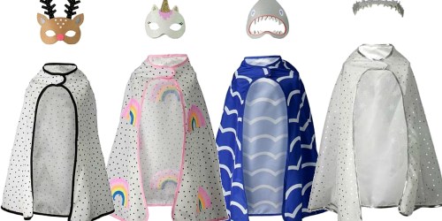 4 Kids’ Mask & Cape Sets AND 4 Let’s Explore Books Only $6.96 Each Shipped