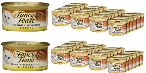 Amazon: Fancy Feast Wet Cat Food 24-Pack Only $9.58 (39¢ per can)