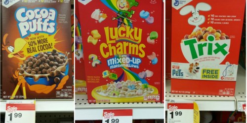 Target Shoppers! BIG Savings on General Mills & Kellogg’s Cereals…