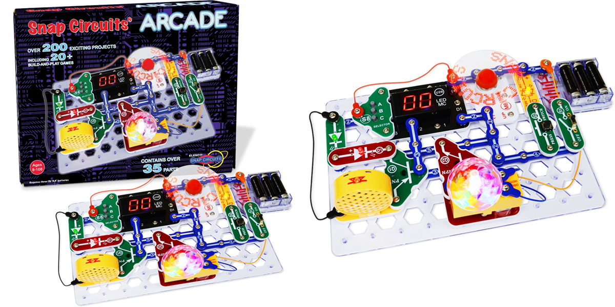 snap circuits arcade electronics discovery kit