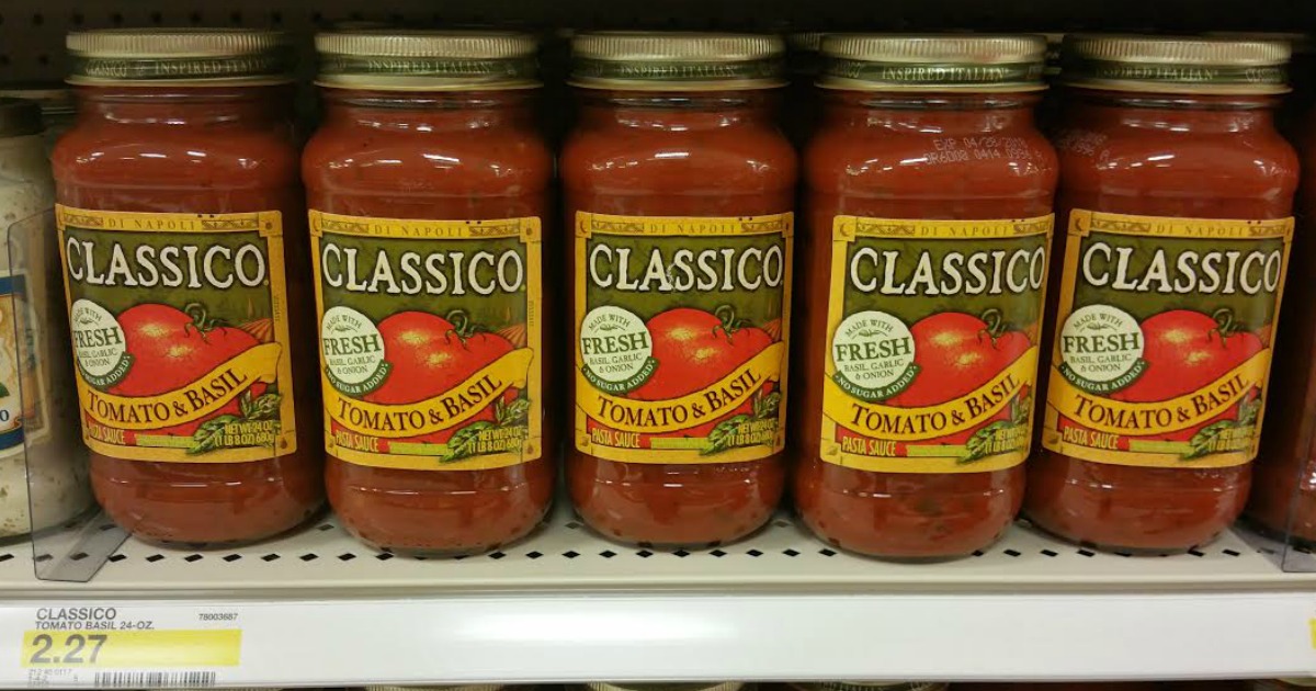 Target: Classico Pasta Sauce As Low As $1.26 Each