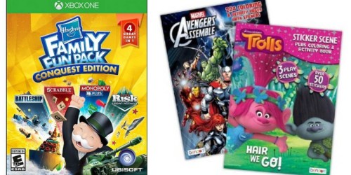 Target: 50% Off Hasbro Conquest Edition Games AND Bendon Coloring Books