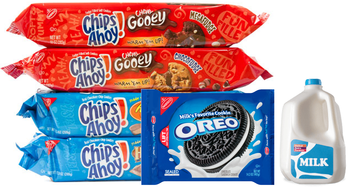 Dollar General: $3 Off Milk w/ Oreo or Chips Ahoy Cookies Purchase (Load Digital Coupon Today