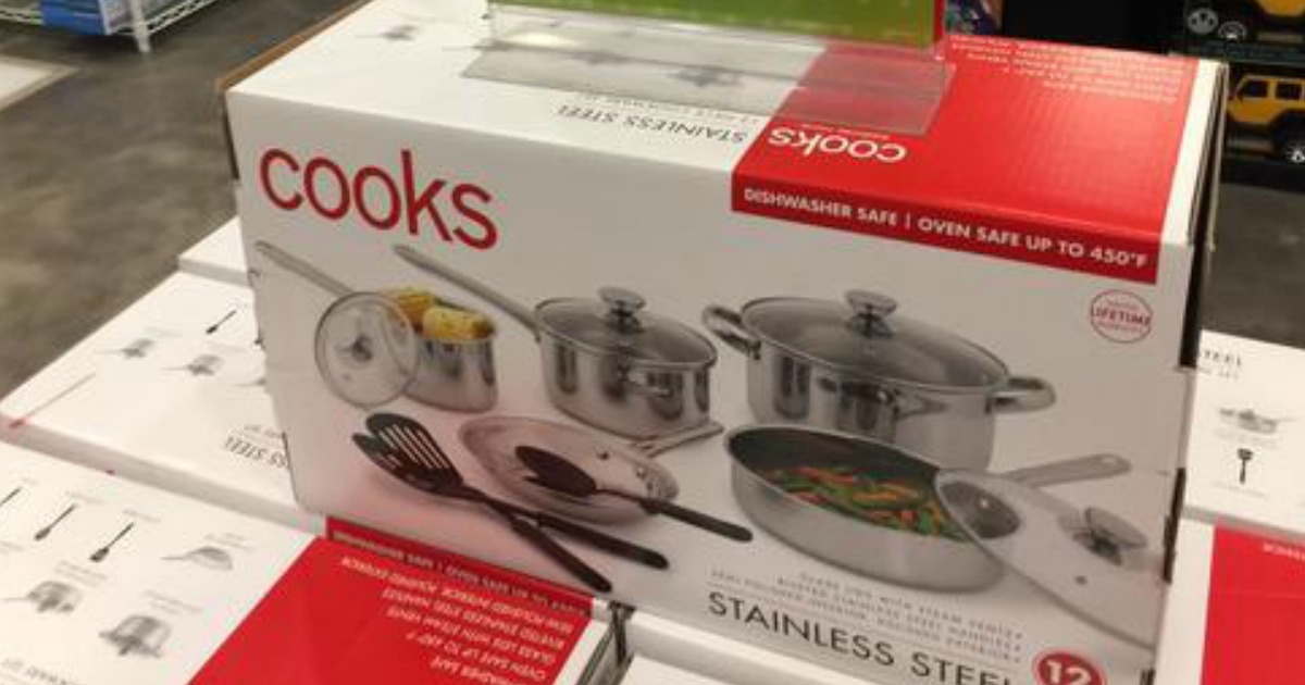 cooks 52 piece cookware set