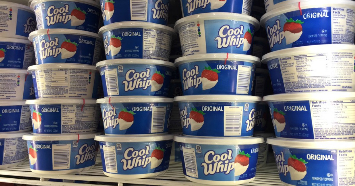 Walmart Cool Whip Containers Only 71¢ Each (Reg. 1.77)
