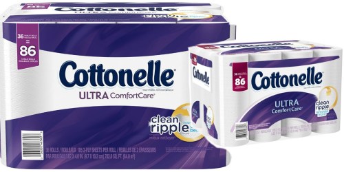 Amazon: Cottonelle Toilet Paper 36 Family-Size Rolls Only $12.37 Shipped