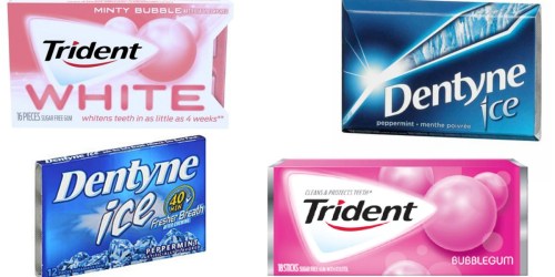 Walgreens: Dentyne and Trident Gum Only 46¢ Per Pack (Starting 11/6)