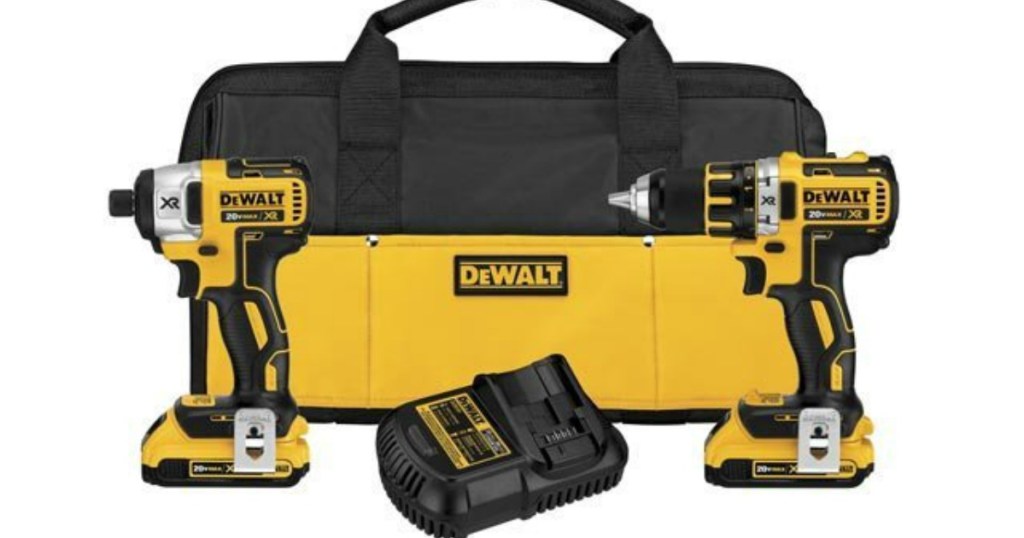 Amazon DeWalt Compact Drill/Driver AND Impact Driver Combo Kit 189