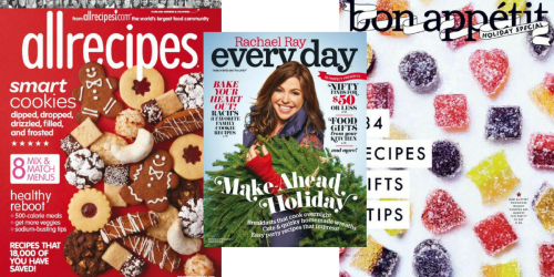 Cyber Monday Magazine Subscription Sale (All Recipes, Rachael Ray & More)