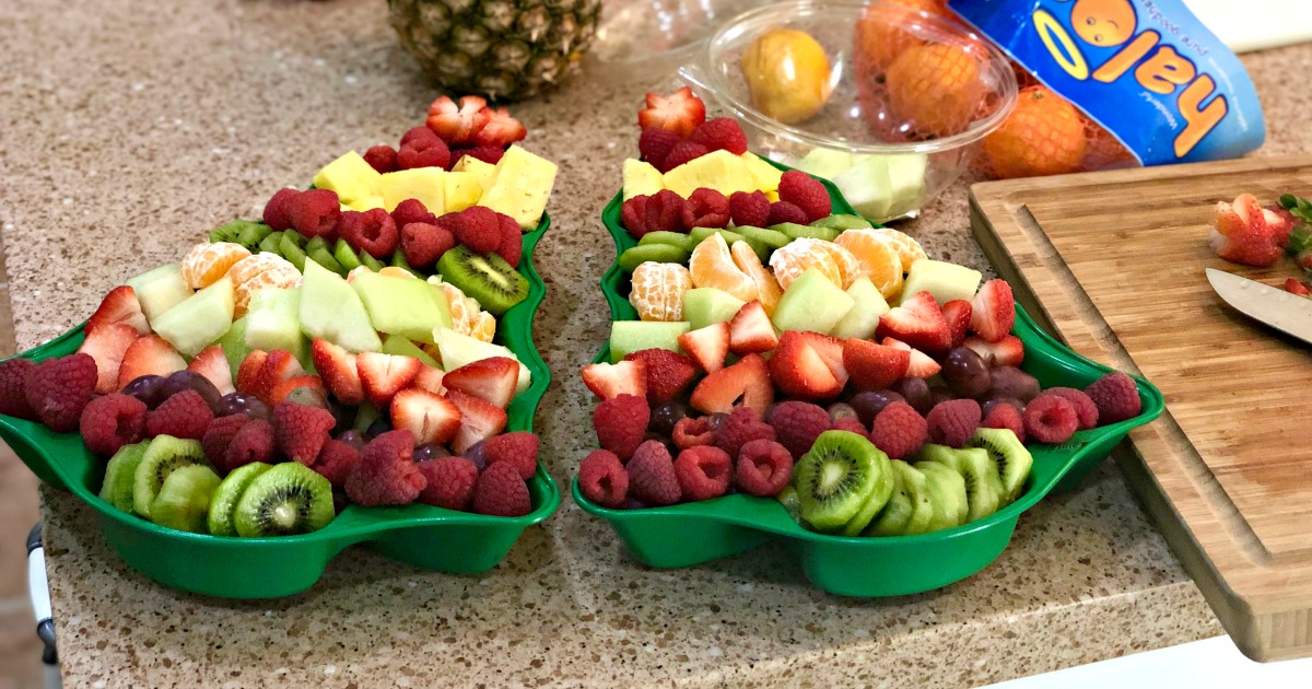 holiday fruit tray