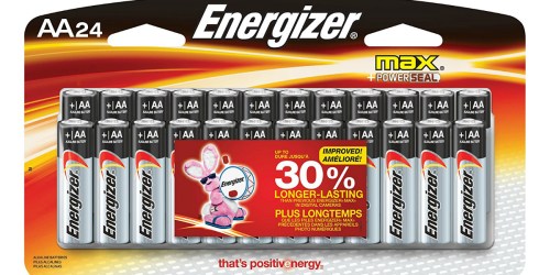 Amazon: Energizer MAX AA Batteries 24-Count Only $7.90 Shipped (Just 33¢ Per Battery)