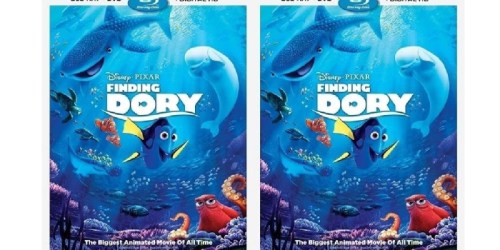Walmart: Finding Dory Blu-ray + DVD + Digital HD Only $15 (Regularly $39.99)