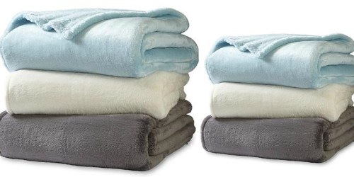 Sears: Colormate Fleece Blanket – ALL Sizes ONLY $10.39 (Regularly up to $39.99)