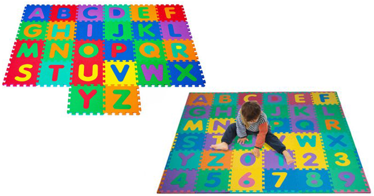 Walmart Foam Build Play Alphabet Puzzle Mat Only 14 97