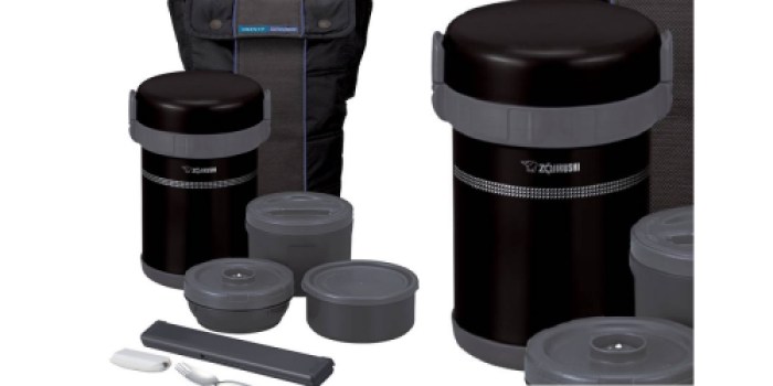 Zojirushi Classic Bento Stainless Steel 12-Piece Lunch Jar Set ONLY $34.42 Shipped