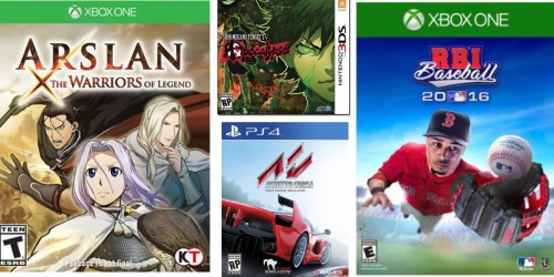Best Buy: Nice Buys on Video Games – Arslan The Warriors of Legend, RBI Baseball & More