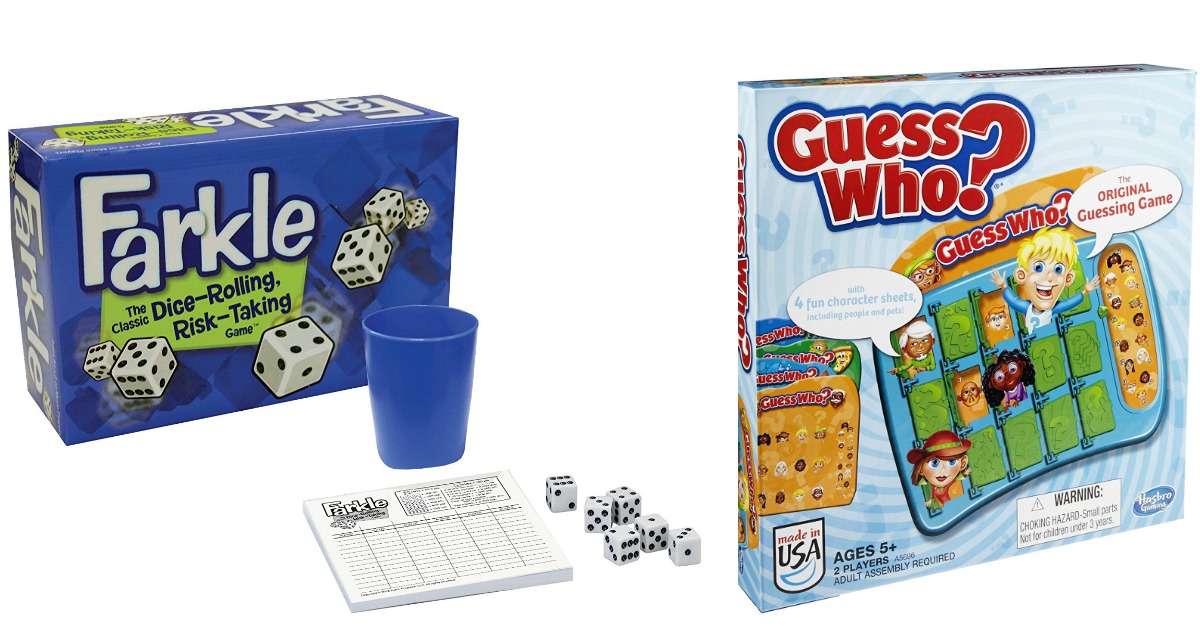 Amazon Board Games As Low As 6.99 Guess Who, Yahtzee & More