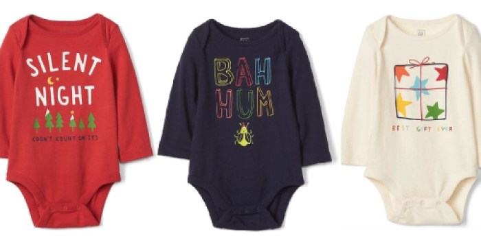 GAP: 50% Off ENTIRE Order + Extra 10% Off = Long-Sleeve Bodysuits $4.50 (Reg. $14.95)