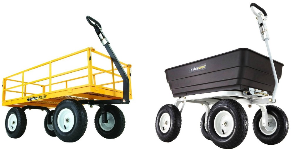 Gorilla Carts 1200 lbs Heavy Duty Steel Utility Cart