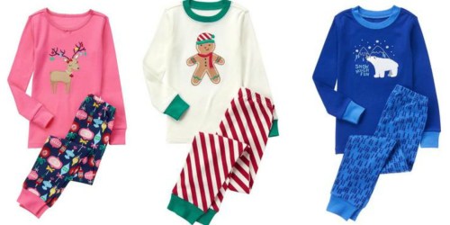 Gymboree: Up to 80% Off + Free Shipping = Holiday Pajama Sets Only $10 Shipped