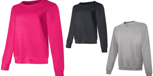 Hanes Sweatshirts or Pants ONLY $5 Shipped